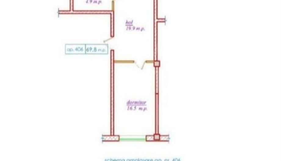 Vânzare, apartament, 2 camere, strada Nicolae Dimo, Durlești - Poză 2