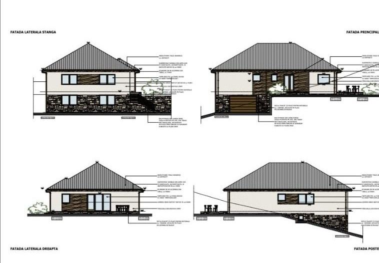 Casă Corunca -240 mp, demisol -garaj,cramă-teren 1100 mp - Poză 3