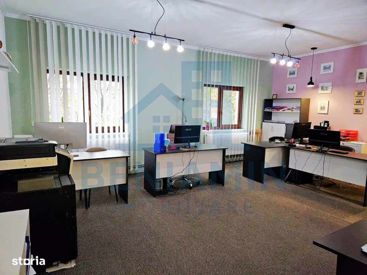 Spatiu birouri Dragalina Ulmului 100mp stradal cu intrare separata - Poză 1