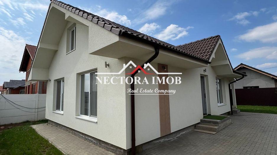 NECTORA IMOB-Casa NOUA 98 mp + 300 mp teren, Cihei, Mobilata/Utilata - Poză 1