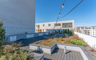 Studio mobilat și utilat, bloc 2020, etaj 3 – Terasă comuna amenajată - Poză 12