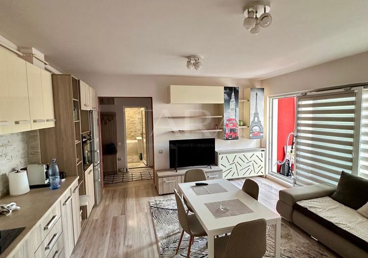 Apartament modern cu 2 camere, 48 mp, complet mobilat și utilat. - Poză 1