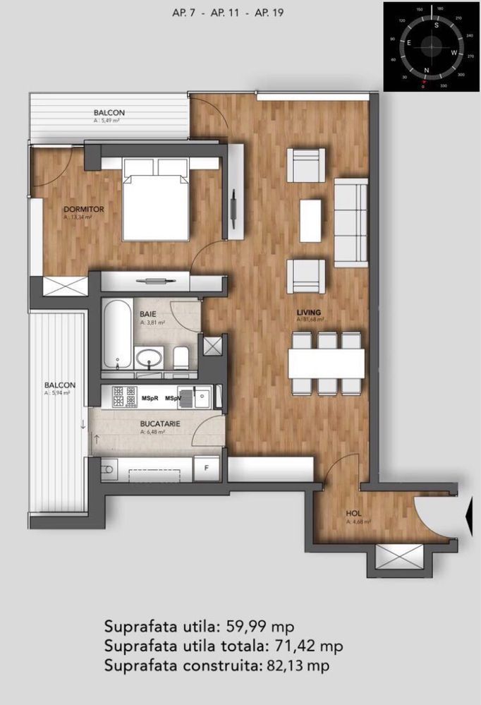 De Inchiriat  Apartament spatios, modern, rond Alba Iulia - Poză 8