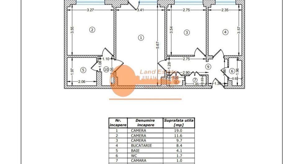 3 camere Dristor ( Centrala Termica-8 min metrou ) - Poză 4
