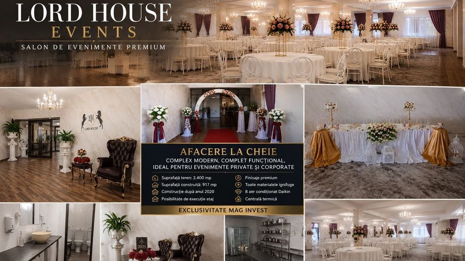 LORD HOUSE EVENTS – SALON DE EVENIMENTE PREMIUM, loc. Pechea - Poză 13
