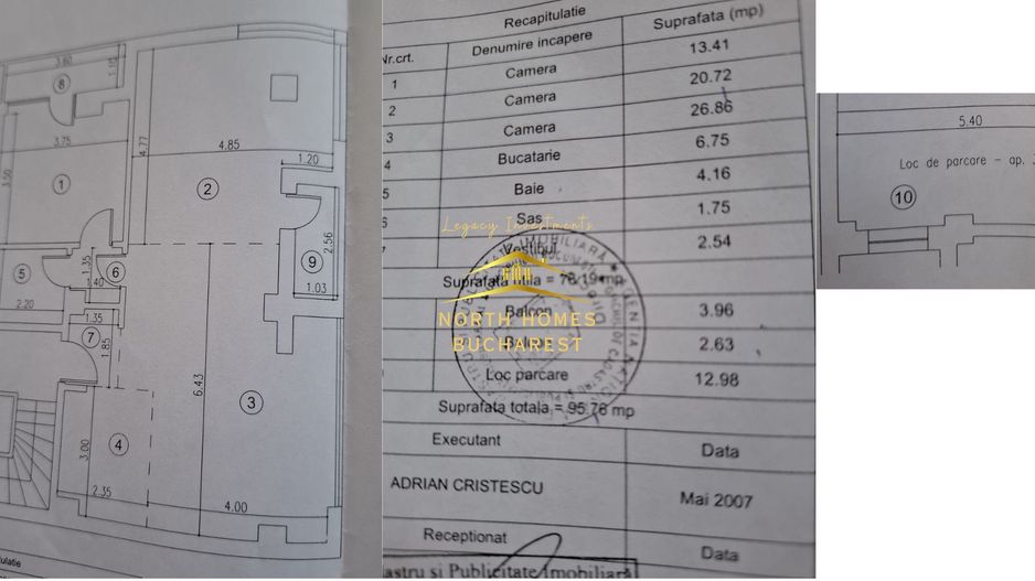 Ocazie unica! - Apartament 3 camere + Garaj - parc Bazilescu - Poză 11