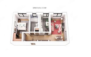 De vanzare apartament 2 camere Militari Residence - Poză 1