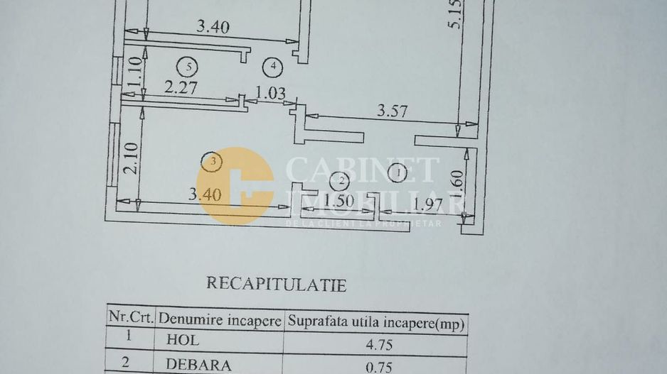 Copou FARA RISC! 2 camere DECOMANDAT etaj 2/4 - CT - Poză 8