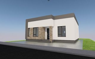 Casa individuala parter || 4 camere 2 bai || teren 469mp - Poză 1