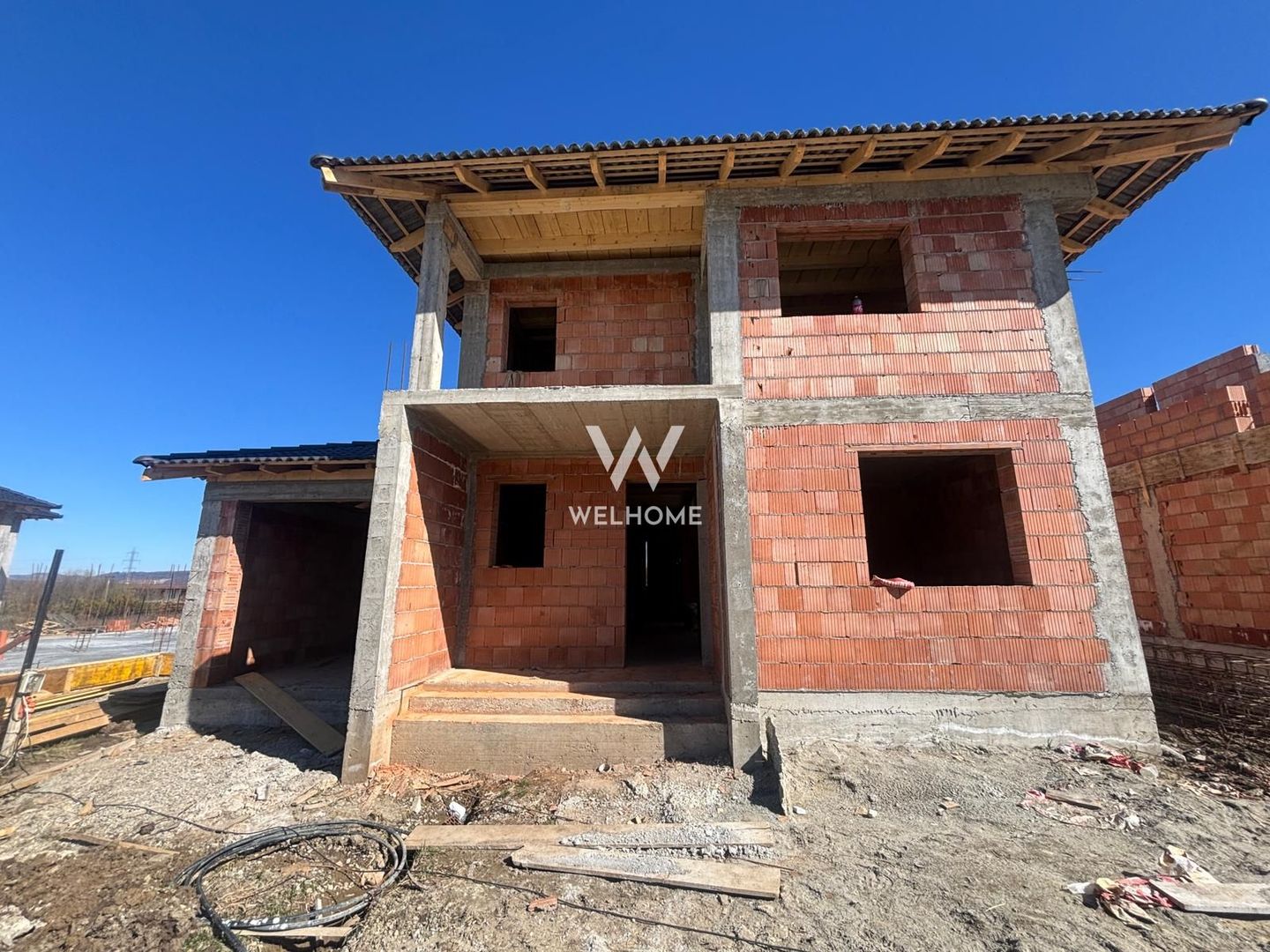 Casa MODERNA cu Garaj si teren 550mp - Poză 3