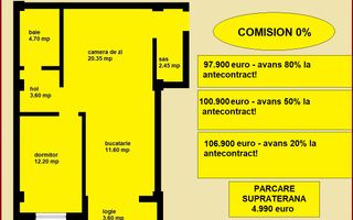 Apartament 2 camere nou de vanzare in Iasi Valea Lupului, bloc nou - Poză 2