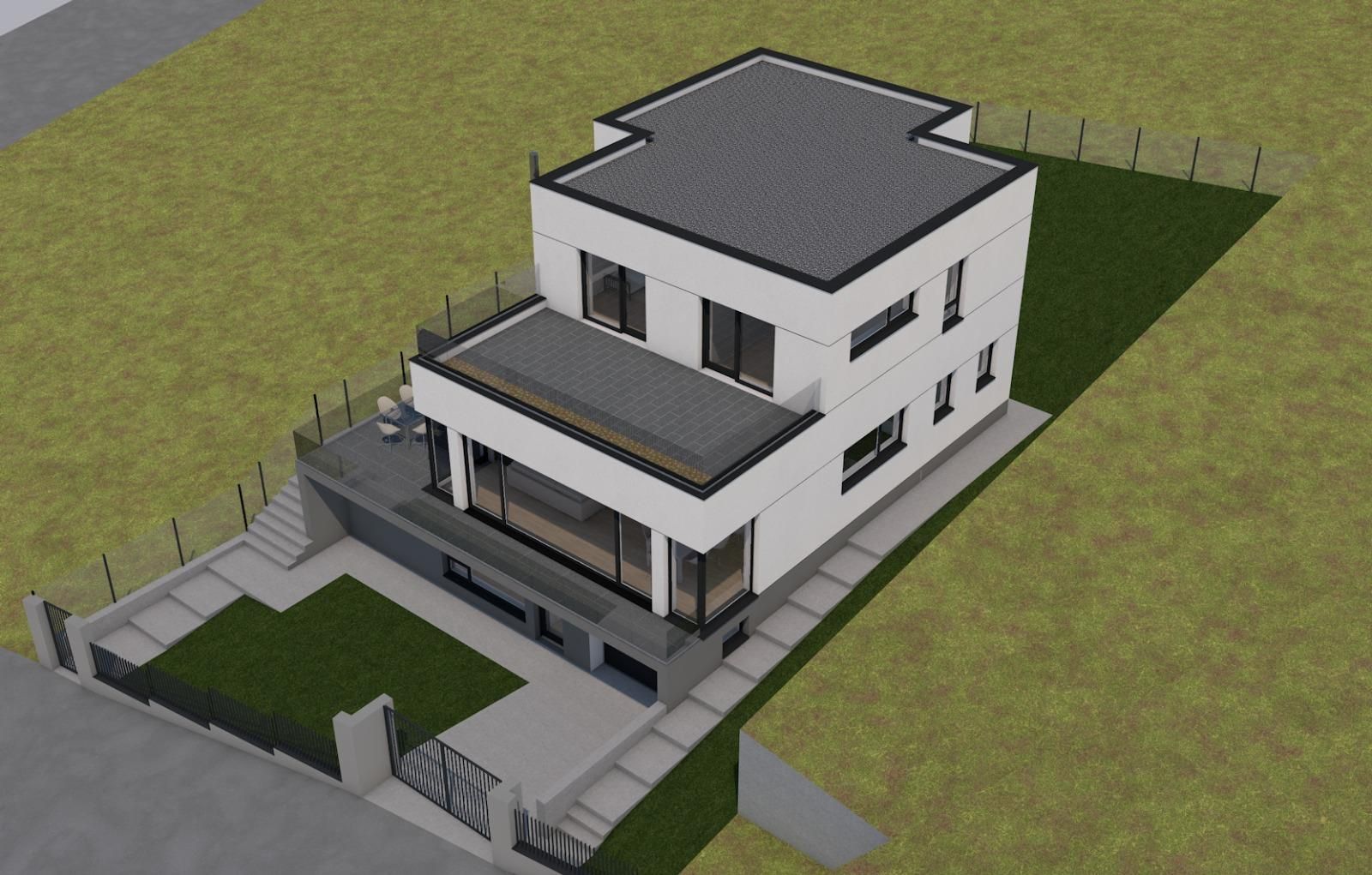 Teren intravilan cu panorama si proiect - Poză 3