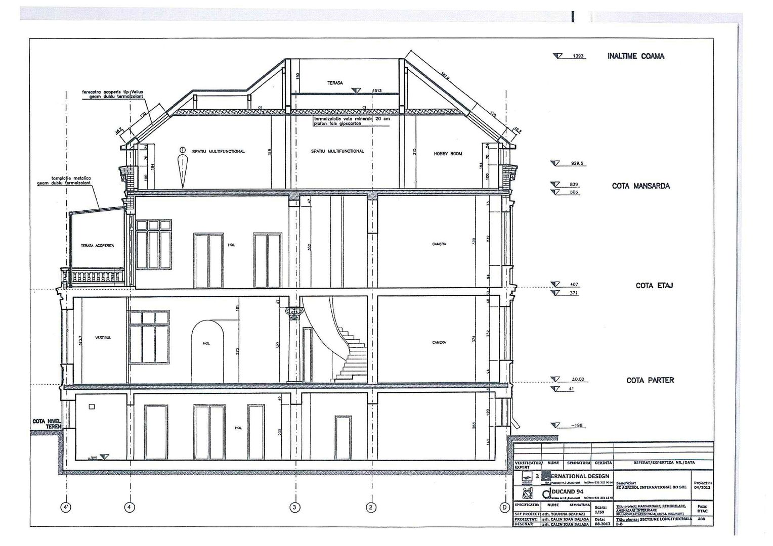 Vila Consolidata | Lascar Catargiu | 620mp utili | Instalatii noi - Schiță 27