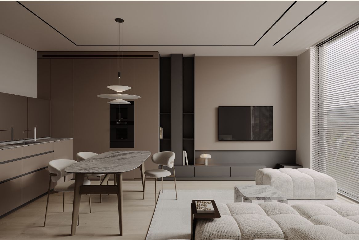 Studio dublu dormitor separat + terasa - Poză 2