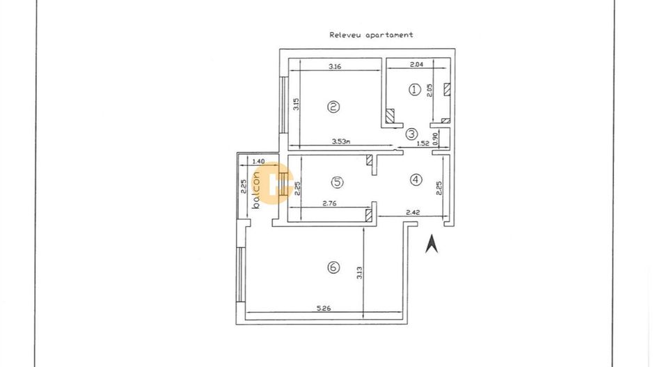 Etaj 2 Apartament 2 Camere Decomandat LIDL-Nicolina Bloc 1983 - Poză 11