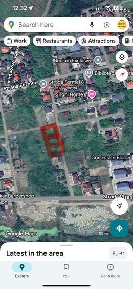 Teren de vânzare zona Bucium, Vișan. Iași - Poză 1