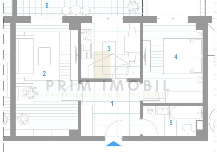 Promotie- TVA redus! Apartament premium, la un standard peste piata! - Schiță 8