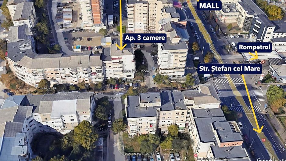Apartament cu 3 camere de vânzare în zona Stefan cel Mare - Poză 1