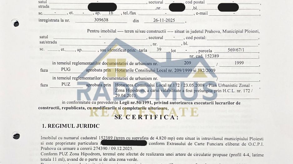 Oportunitate de investiție – Teren intravilan Ploiești - Poză 3