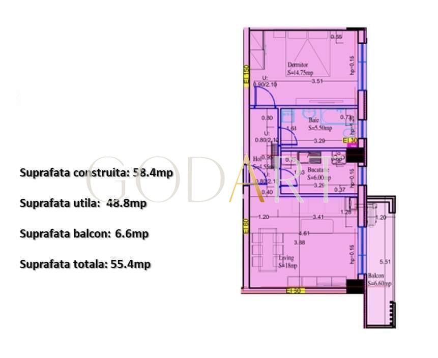 Apartament 2 camere | Bloc 2025 | Sisesti - Poză 11