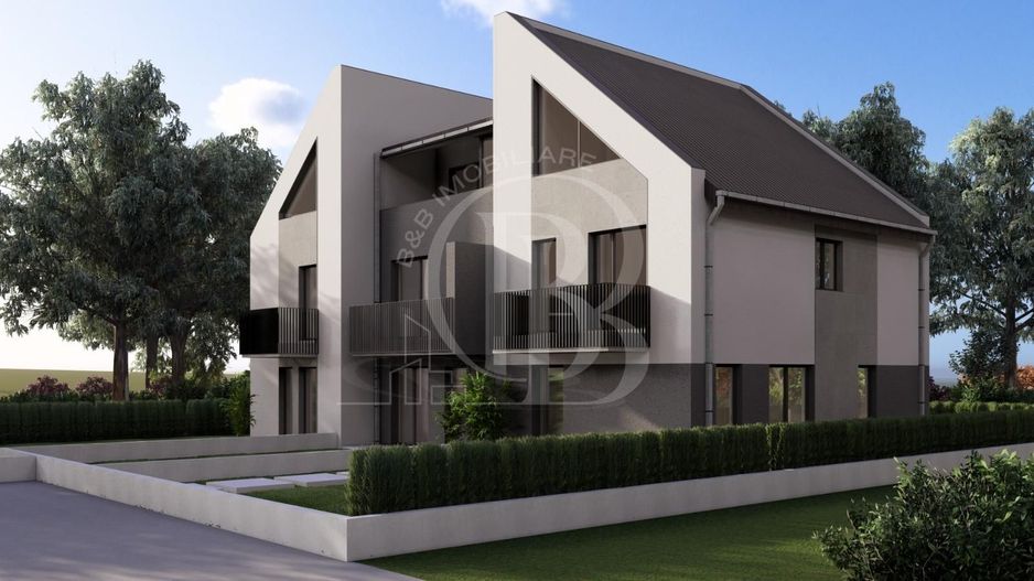 Vilă Triplex 4 Cam Arhitectură Modernă- Grădină Individuală -Panouri solare - Poză 6