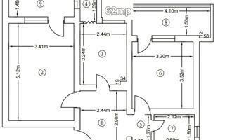 Apartament 62mp cu 2 camere/2 balcoane – mobilat/utilat – zona Nord - Poză 16
