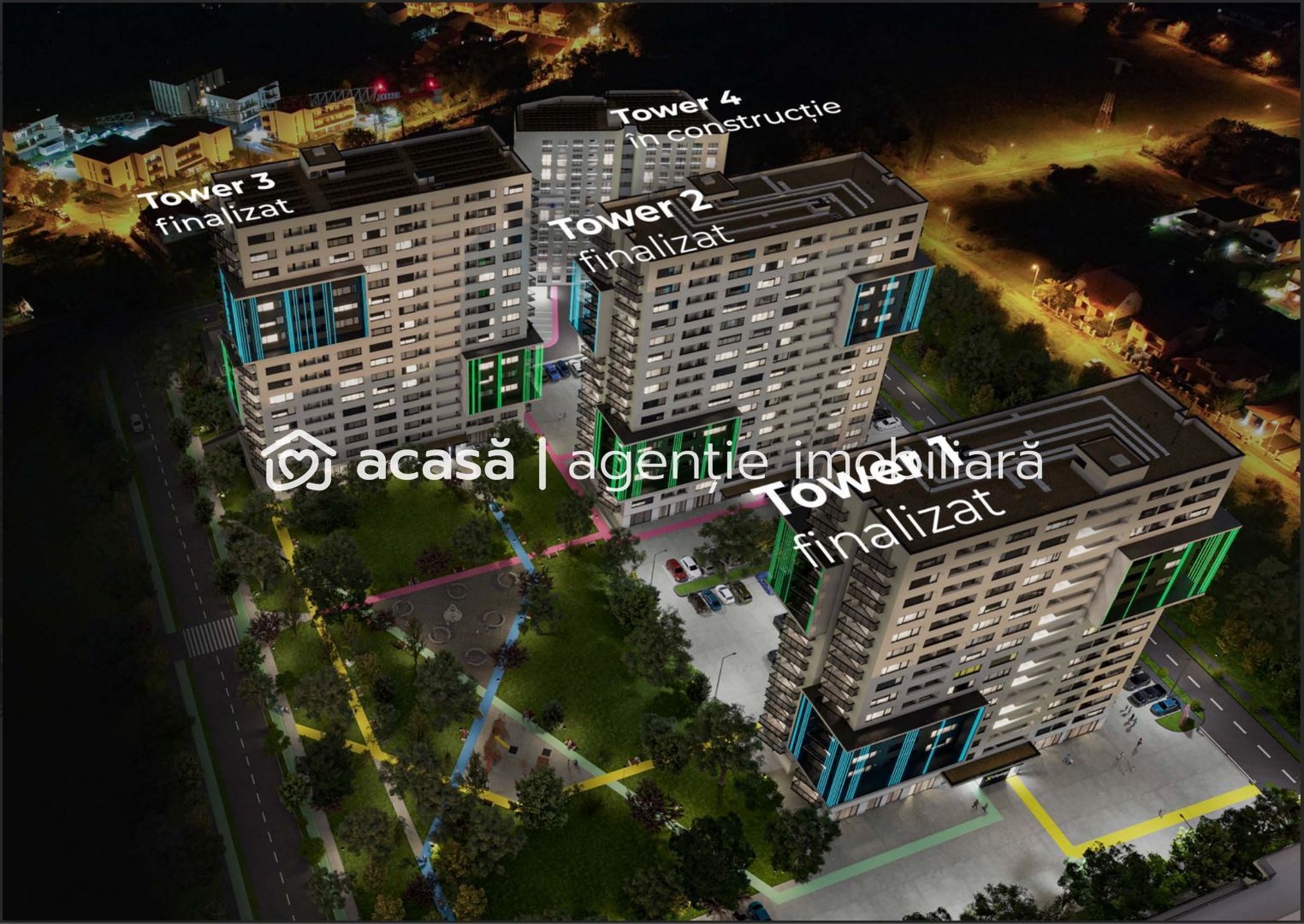 Apartament cu 3 camere in X-city Towers Direct de la dezvoltator - Poză 5