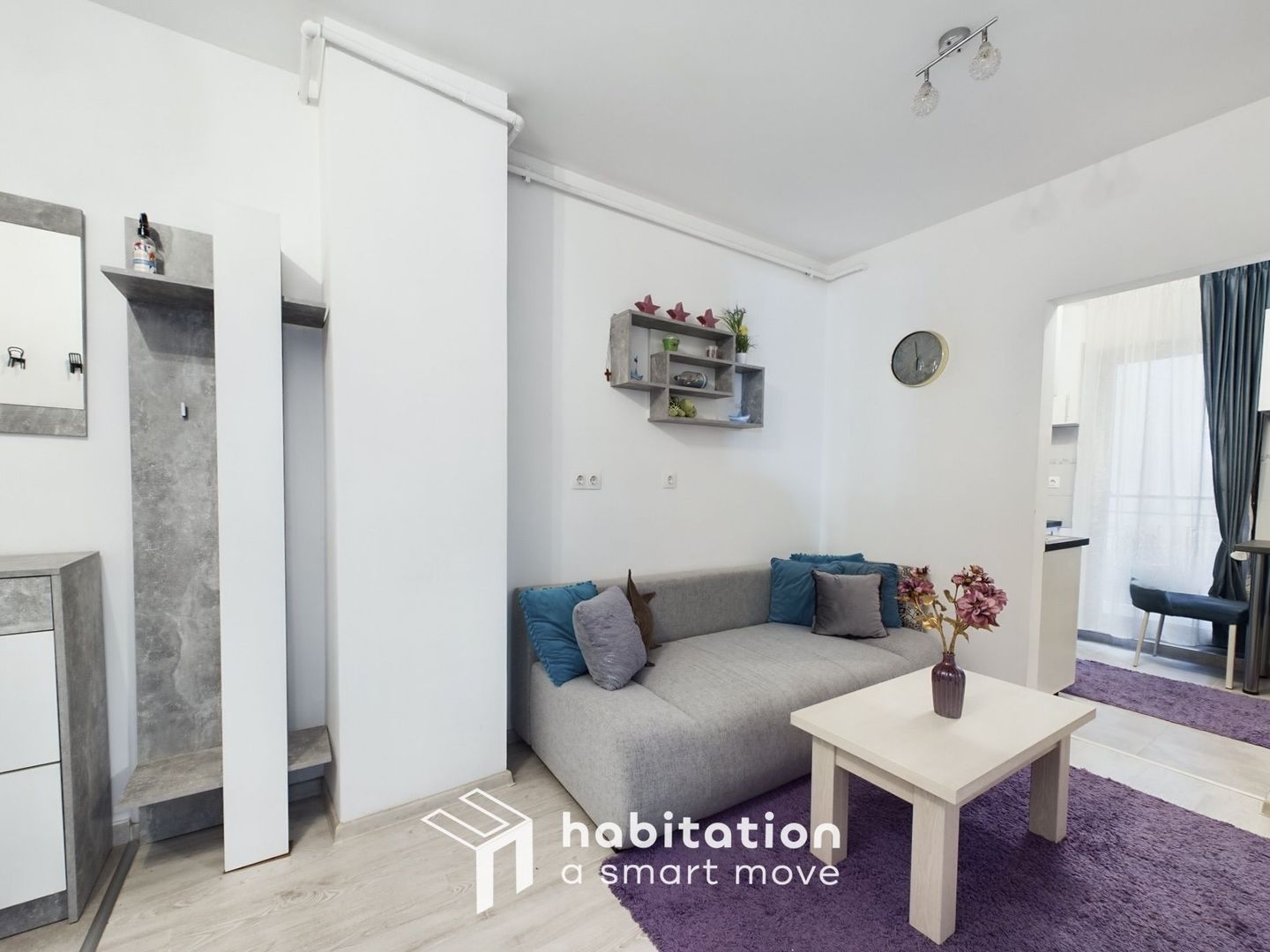 Tur virtual 2 camere, modern si vibrant, cu parcare, zona Torontalului - Poză 2