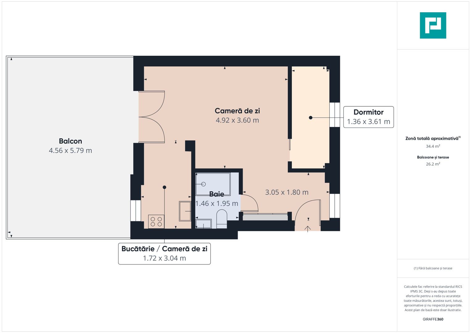 Apartament de închiriat – zona centrală Arad - Poză 2
