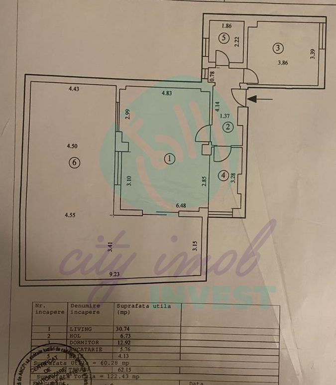 Apartament de 2 camere cu grădină - Poză 5