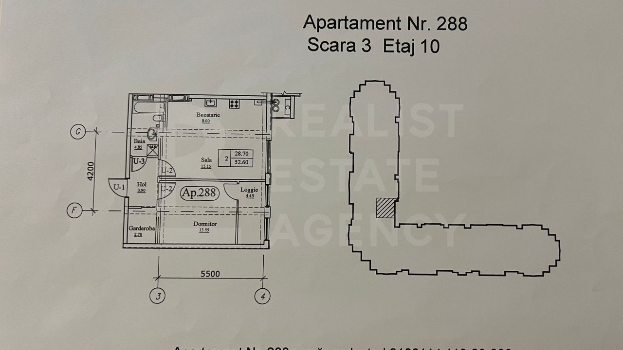 Vânzare apartament, 1 cameră, str. Grădina Botanica, Botanica - Schiță 5