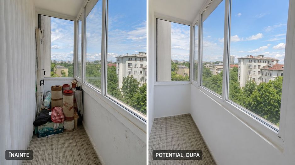 Apartament 3 camere – Șoseaua Ștefan cel Mare – etaj 6/7 – 2 balcoane – luminos - Poză 16