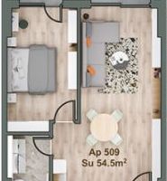 Apartament nou semifinisat cu 2 camere lângă Iulius Mall - Poză 11