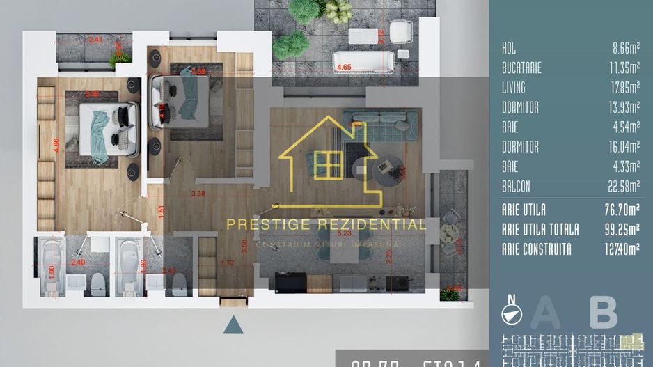 Auchan Titan-AP.3 cam.finalizat-Pallady-Auchan-Lidl - Poză 5