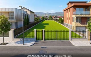 Teren intravilan pentru construcție duplex, zona Lidl, Florești - Poză 2