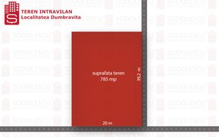 TEREN  DUMBRAVITA 785 MP - Poză 1