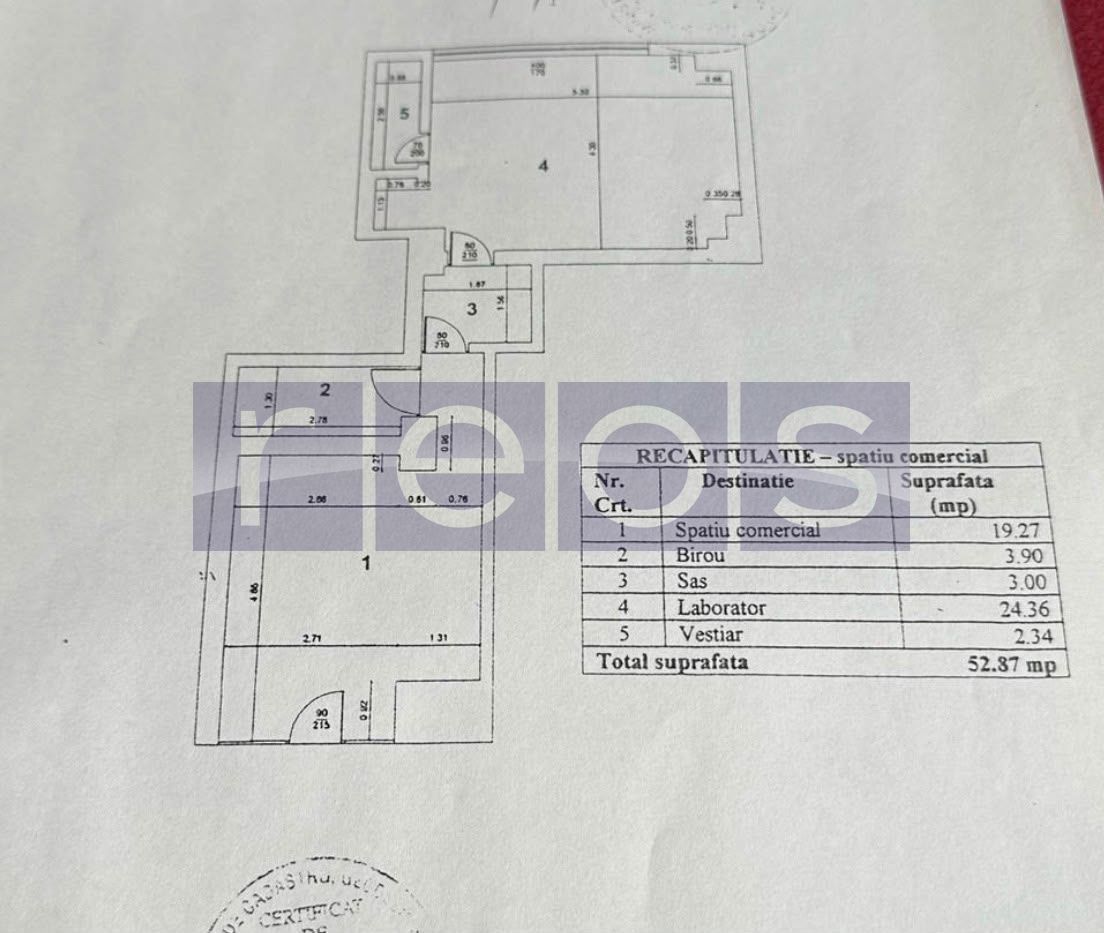 INCHIRIERE SPATIU COMERICAL | PARTER | TRAFIC INTENS | MAGHERU | 53MP - Schiță 16