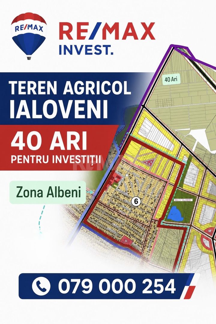 40 Ari Teren Agricol Ialoveni - Poză 1