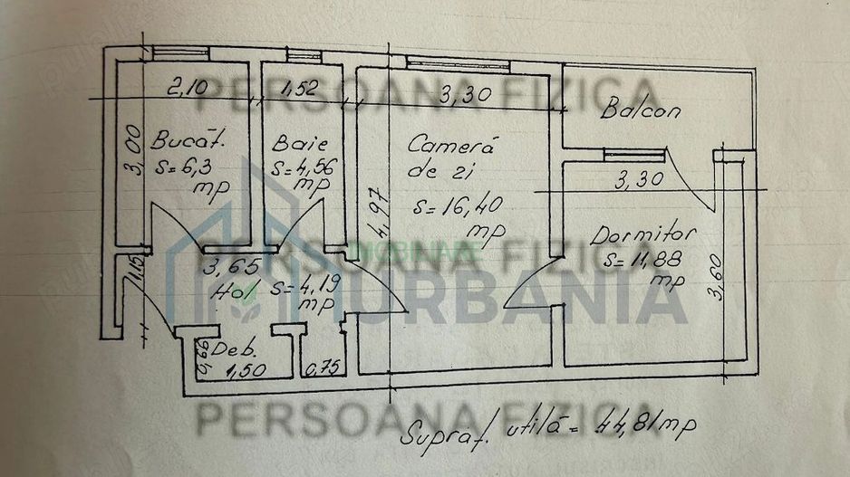 Apartament 2 camere de vanzare - Podu Ros - Lidl Primaverii, Iasi - Poză 8