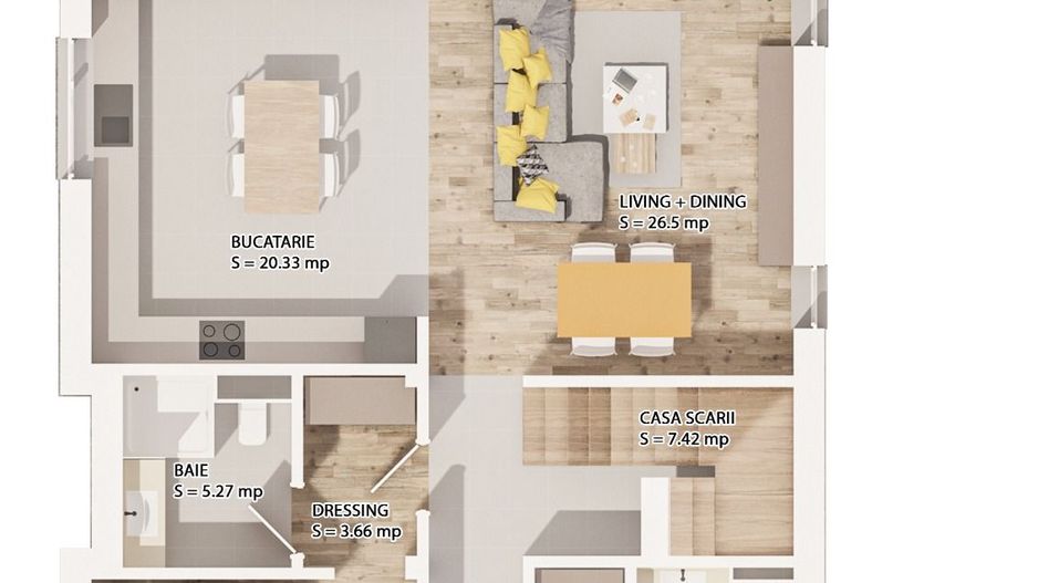 Vila individuala cu 4 dormitoare și 4 bai  |  Poluare 0  |  În NATURA - Poză 22