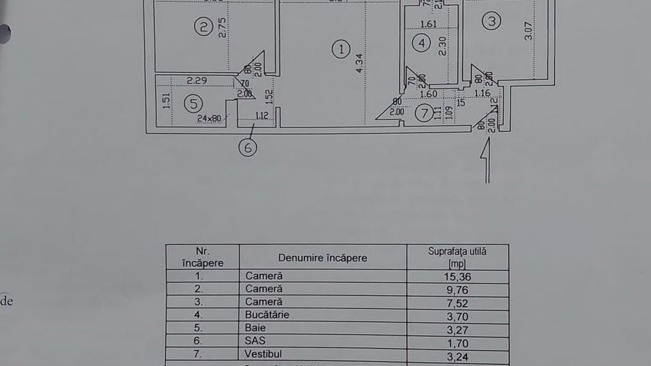 Apartament cu trei camere, Piata Resita, 77.500€ - Poză 11