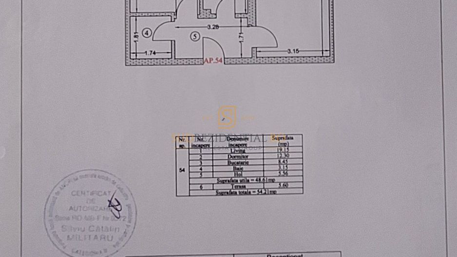 Apartament 2 camere, decomandat, Biruintei, Metrou Berceni, Pasarela - Schiță 14