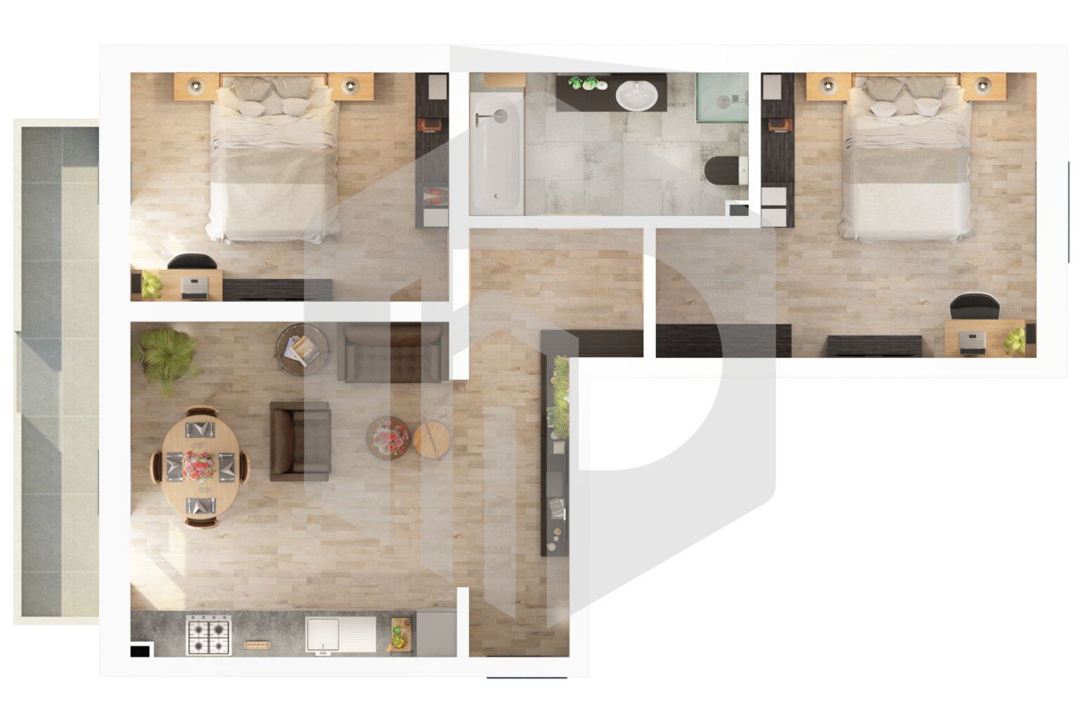 Apartament 3 Camere | Dedeman | Etaj intermediar | Dezvoltator - Poză 5