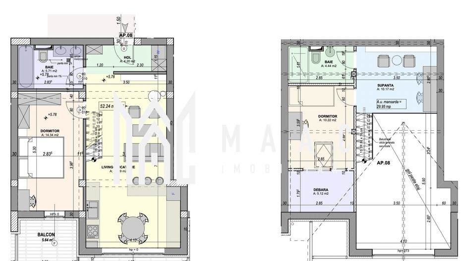 Penthouse pe 2 niveluri I 3 Camere I Balcon I 0% Comision - Poză 17