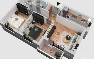 Apartament 3 camere de vanzare - Poză 1