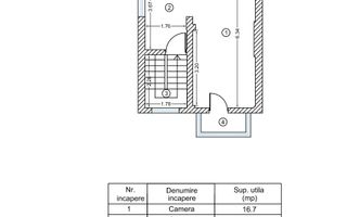 Casă cu 4 camere si curte | zona Regie | teren 252 mp - Schiță 26