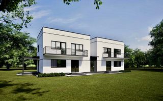 Duplex fără perete comun | 4 camere | 100 mp utili | 300 mp teren | Lunca Cetățu - Poză 3