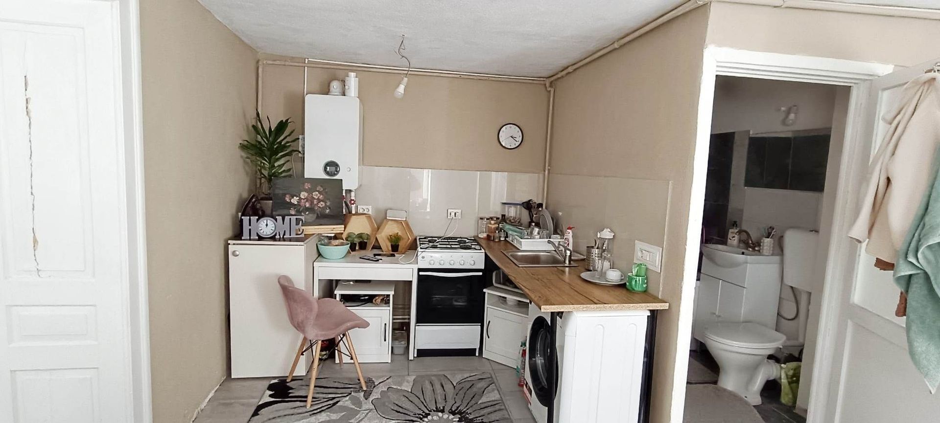 Studio la casa,45mp si gradina in zona Blumana. - Poză 5