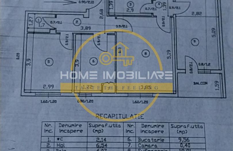 Apartament cu 3 camere / 75mp/ in zona Dacia - Poză 11