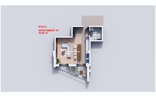 Ap.artament 1 camera, 40mp, 50.000euro Bucium-Visan - Poză 1